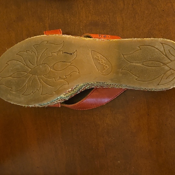 b.o.c. Orange Wedge Sandals - Picture 3 of 5